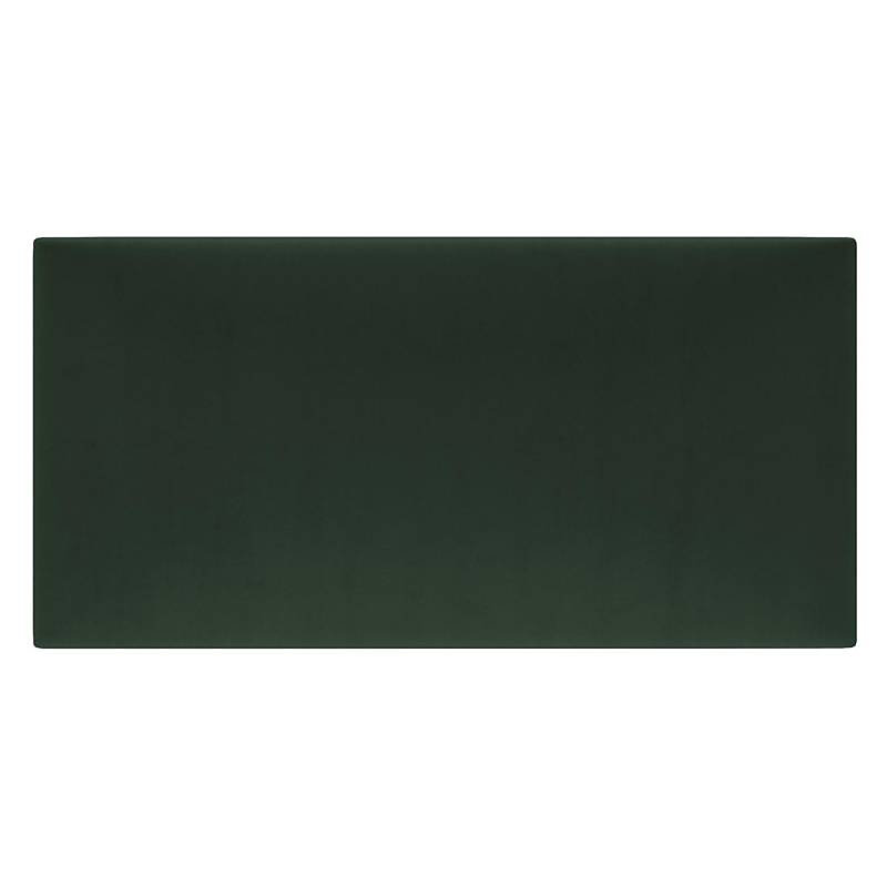 Coussin mural velours vert sapin – 60 x 30