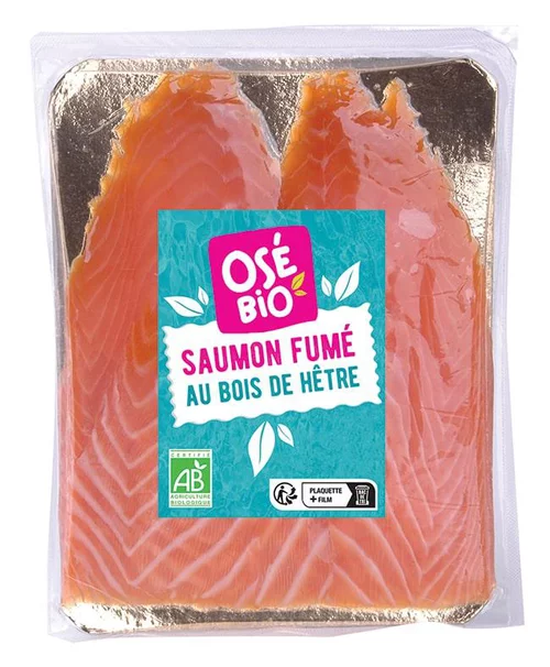 Saumon fumé Ecosse 2 tr Ose bio - 80 g