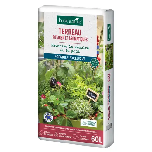 Terreau potager et aromatiques botanic® 60 L
