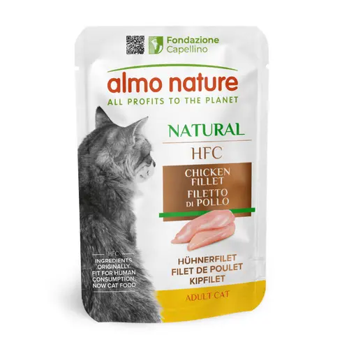 Pâtée pour chat HFC Natural au filet poulet Almo Nature - 70 g