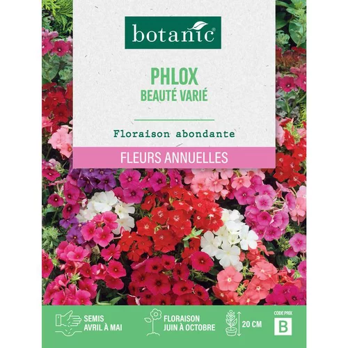 Graines de fleurs de Phlox beauté varié botanic®