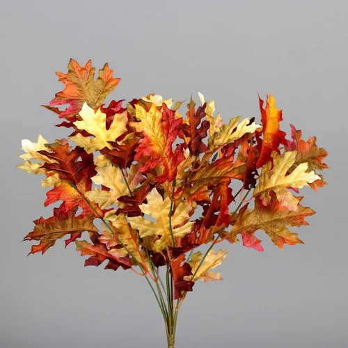 Branche artificielle de chêne en bouquet marron – 45 cm