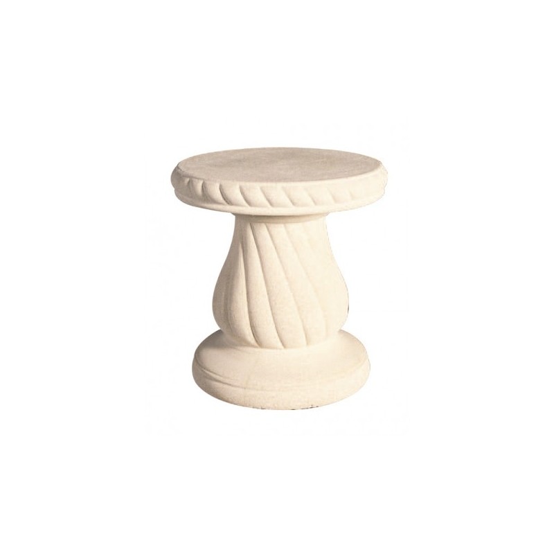 Tabouret socle rond