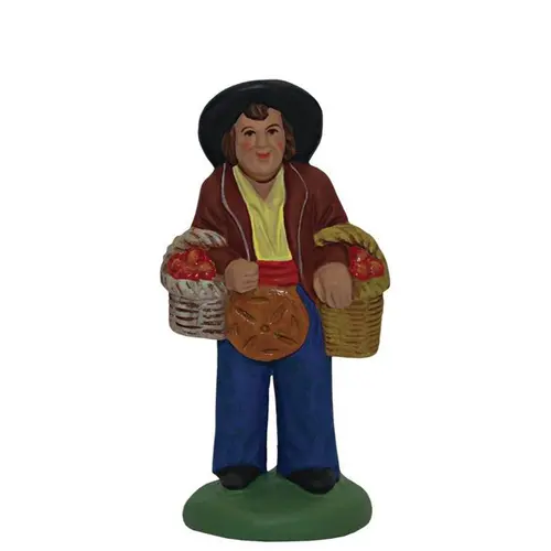 Personnage de crèche de Noël pistachier Santons Escoffier - 7 cm