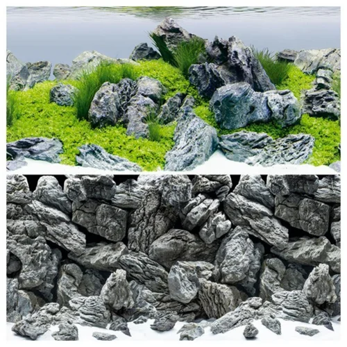 Poster de fond pour aquarium, rocheux et aquascape, JUWEL - taille S (60x30 cm)