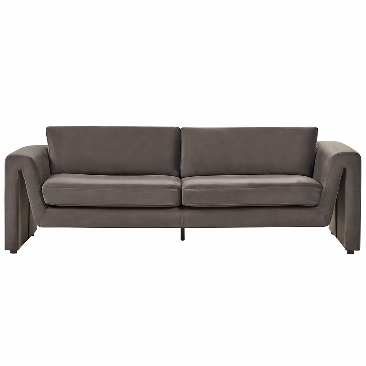 Canapé 3 places MAUNU Velours Gris graphite – Réf. JISPIWRCD5219578493