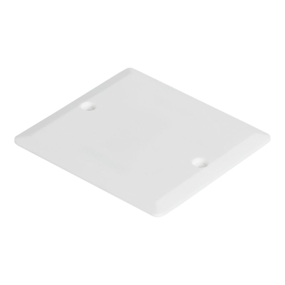 Couvercle de boîte de dérivation Jacobsen 80 × 80 mm à visser