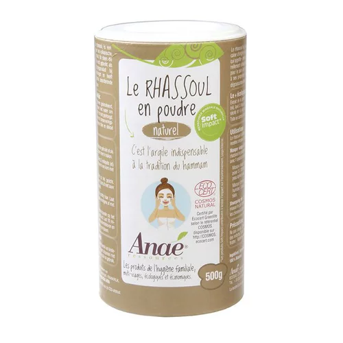 Rhassoul en tube carton de 500 g