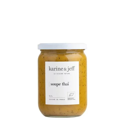 Soupe thaï bio Karine & Jeff - 500 ml
