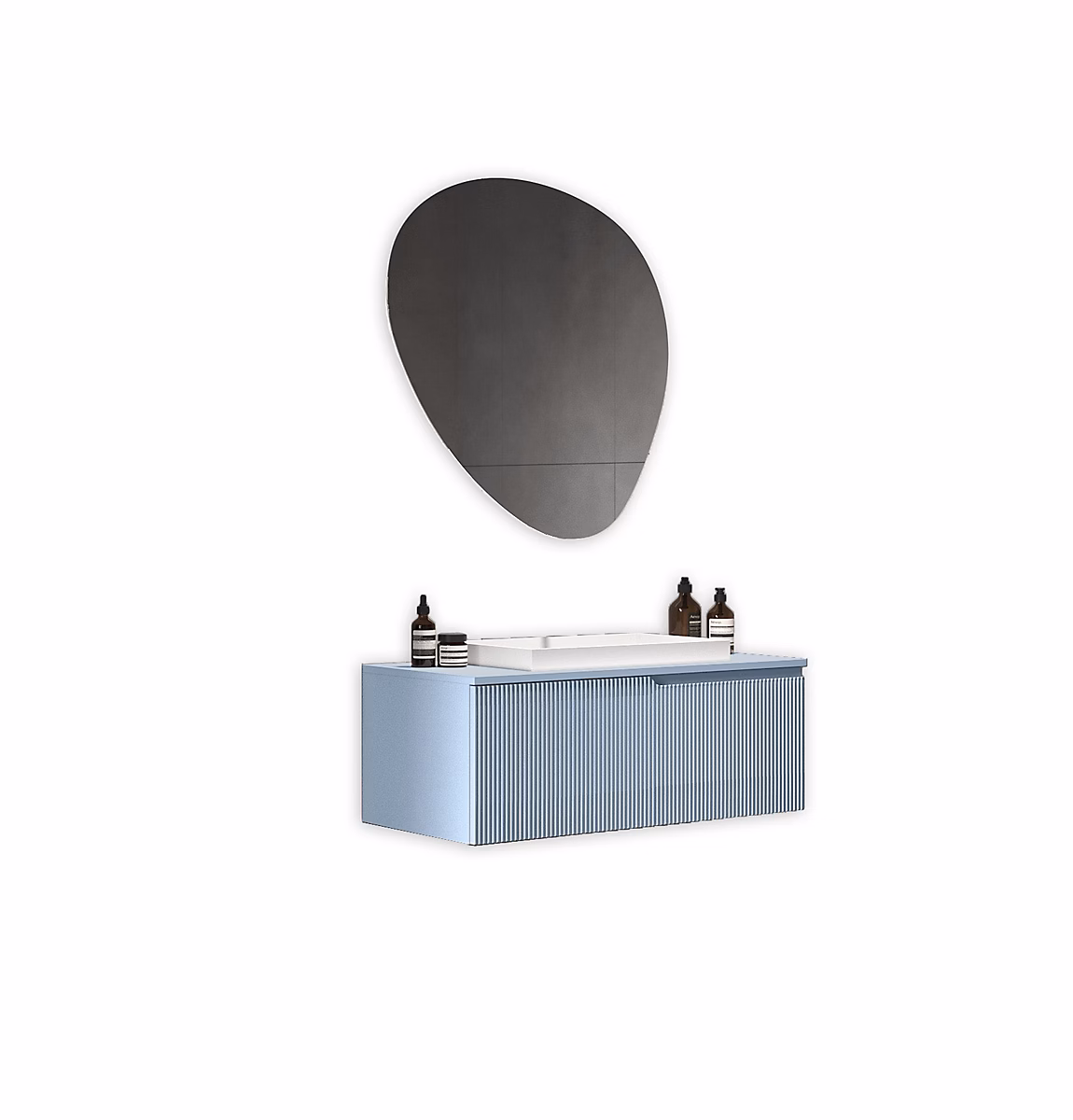 Ensemble salle de bain 3 pieces VENERE blue ciel tiffany – Réf. SMPOAODCW5854636793