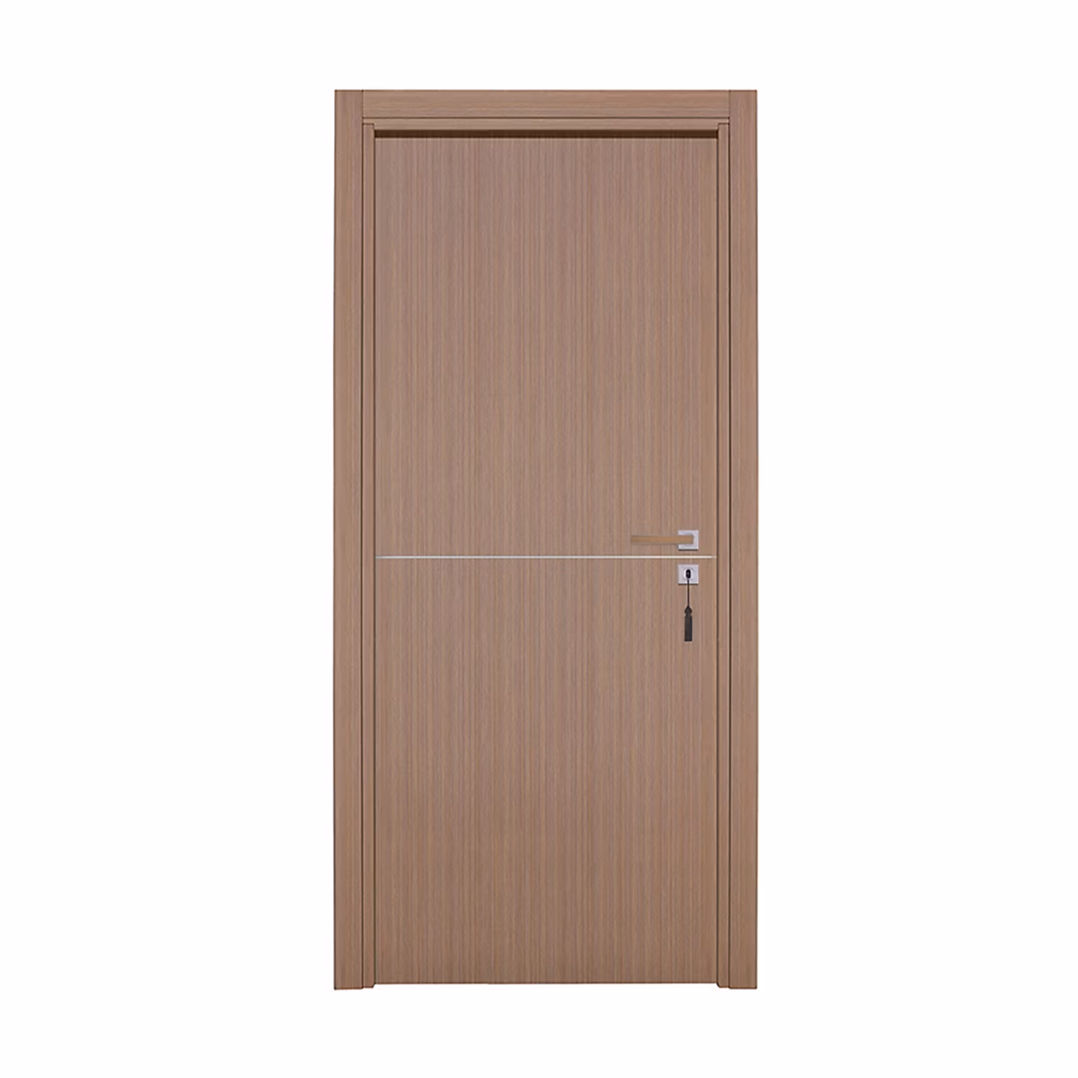 Bloc-porte pose fin de chantier PREMIUM Riva – H.204 x l.73 cm, aspect chêne gris, réversible, Reivilo