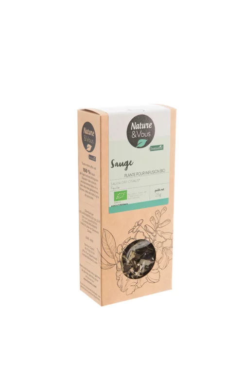 Infusion bio sauge feuille Nature & Vous – 25 g